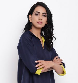 Linen Blue Dress